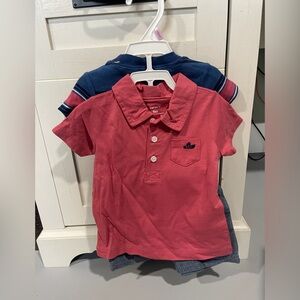 NWT Carter's Shirts and Short 3 Piece Set